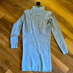 JLuxlabel‎ gray winter sweater dress